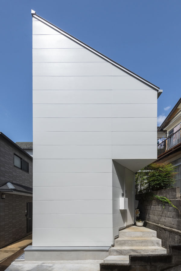 渋谷区「ハレ/ハナ/ハコ」の狭小住宅 完成写真