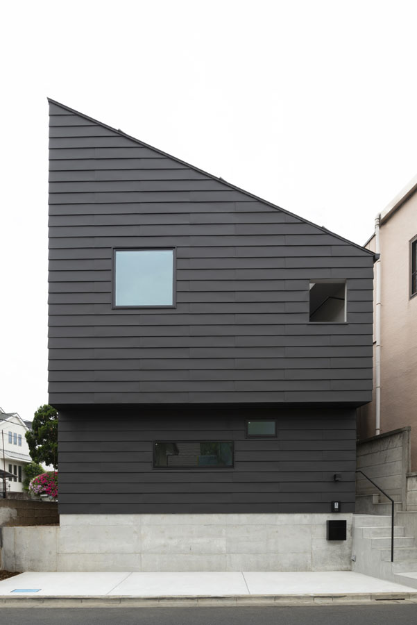 世田谷区「１１８°」の狭小住宅 完成写真