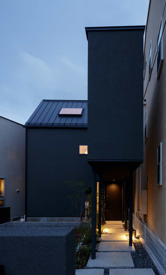 大田区「ひだまりハウス」の狭小住宅 完成写真