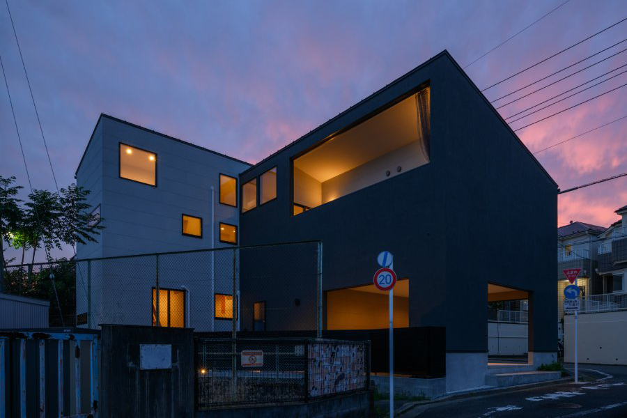 立川市「Nemus」の狭小住宅 完成写真