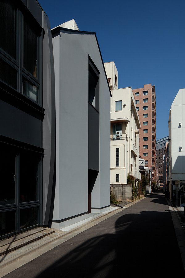千代田区「掌景/Parmscape」の狭小住宅 完成写真